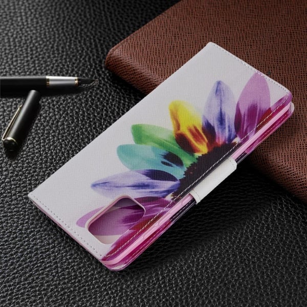 Wonderland Samsung Galaxy A71 flip case - Fargerik Petal