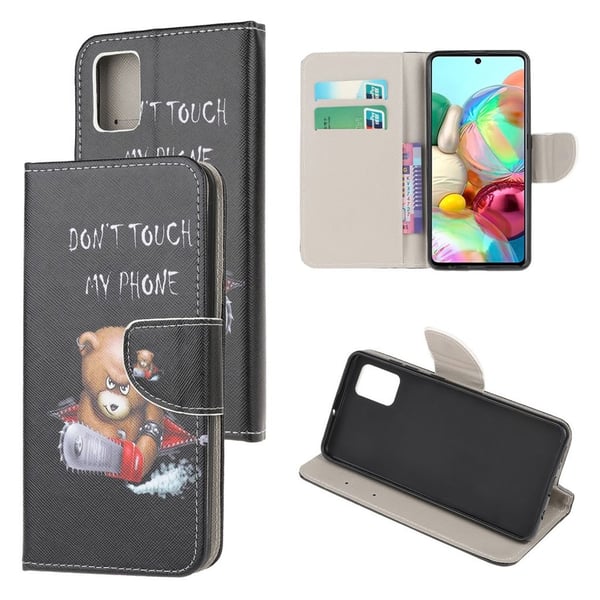 Wonderland Samsung Galaxy A71 flip case - Angry bjørn Wonderland Samsung Galaxy A71 flip case - Angry bjørn