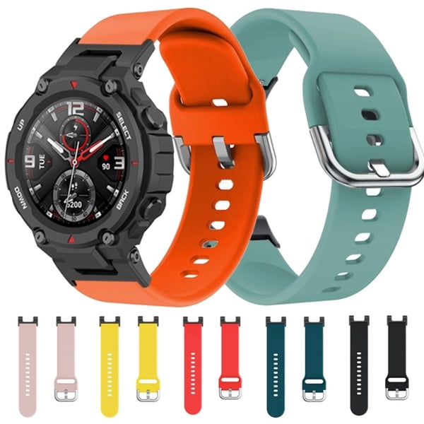 Amazfit T-Rex Pro / T-Rex / Ares klokkerem i silikon - Midnattsblå