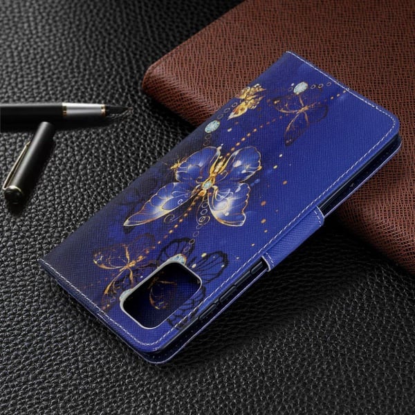 Wonderland Samsung Galaxy A71 flip-etui - Krystall Sommerfugl