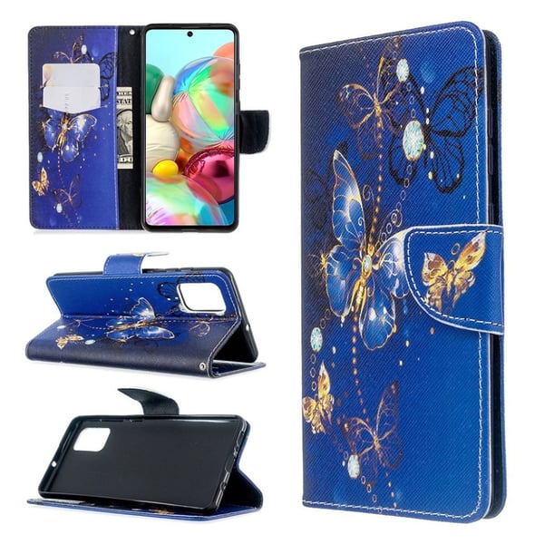 Wonderland Samsung Galaxy A71 flip-etui - Krystall Sommerfugl Wonderland Samsung Galaxy A71 flip-etui - Krystall Sommerfugl