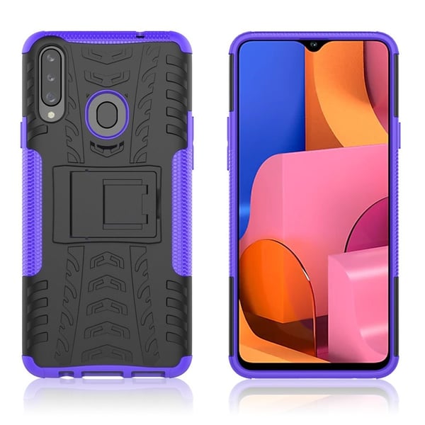 Offroad kuoret - Samsung Galaxy A20s - Violetti