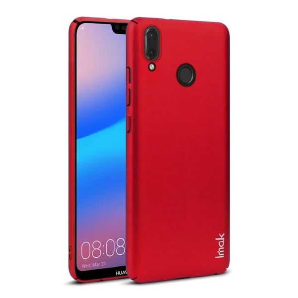 IMAK Huawei P20 Lite beskyttelses deksel av høy kvalitet hard plastikk - rød