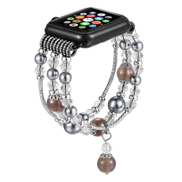 Apple Watch 42mm Agate helmi Kellon vaihdettava Ranneke - Ruskea