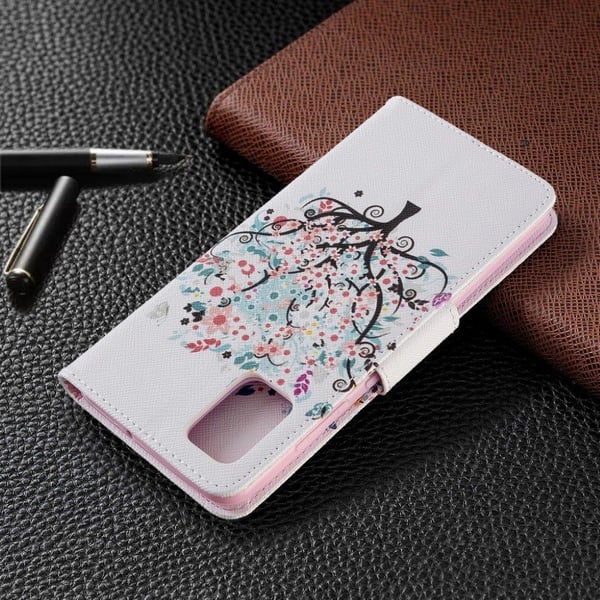 Wonderland Samsung Galaxy A51 flip case - Flowered treet