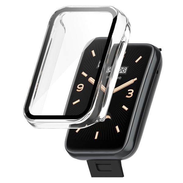 Xiaomi Mi Band 7 Pro-deksel med herdet glass - Gjennomsiktig Xiaomi Mi Band 7 Pro-deksel med herdet glass - Gjennomsiktig