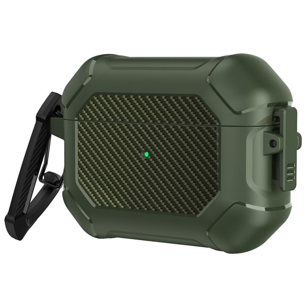 AirPods Pro-etui i kulfiber - Sortliggrøn