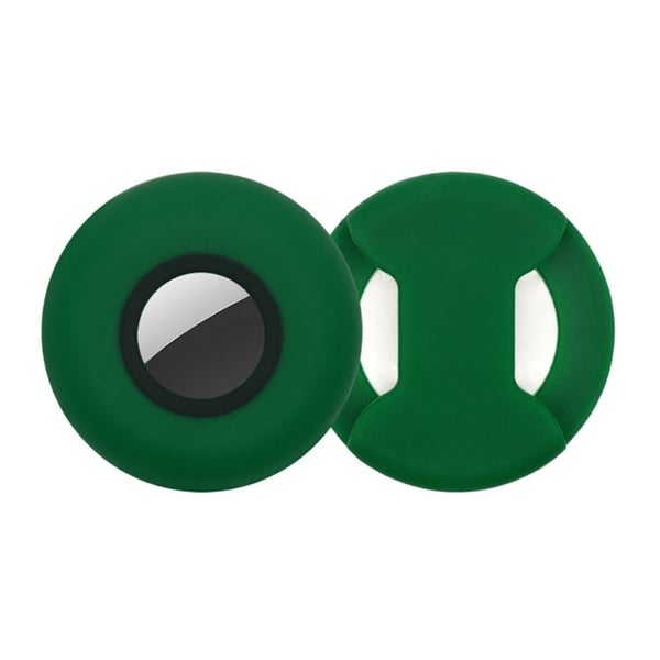 AirTags silikoneetui - Militærgrøn / Sort Størrelse: S
