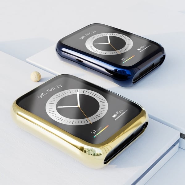 Huawei Watch Fit 2 galvanisert deksel med skjermbeskytter - Gull