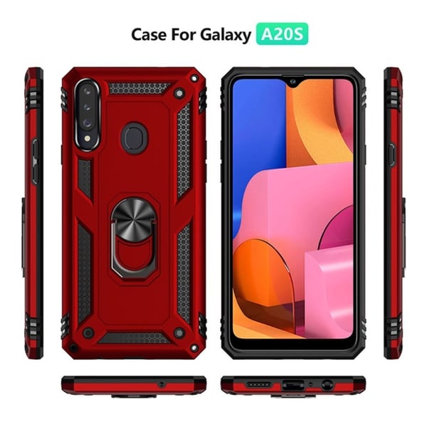 Bofink Combat Samsung Galaxy A20s kuoret - Punainen