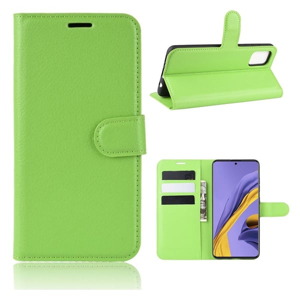 Classic Samsung Galaxy A51 flip case - Grønn