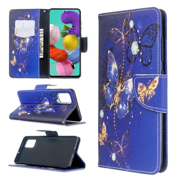 Wonderland Samsung Galaxy A51 flip-etui - Vakker Sommerfugl Wonderland Samsung Galaxy A51 flip-etui - Vakker Sommerfugl