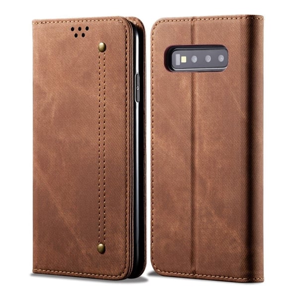 Jeans Samsung Galaxy S10 Flip case - Kaffe
