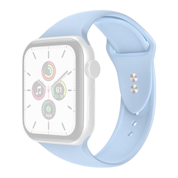 Apple Watch Series 8 (45 mm) / Watch Ultra enkel klokkerem i silikon - Blue Purple Apple Watch Series 8 (45 mm) / Watch Ultra enkel klokkerem i silikon - Blue Purple