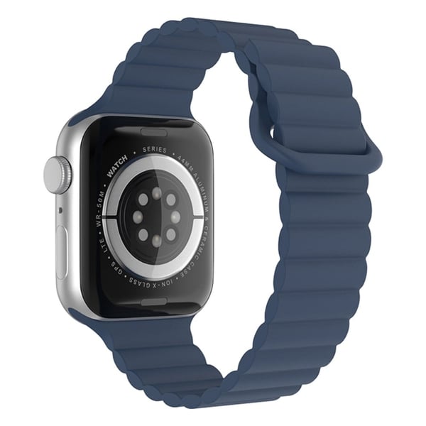 Apple Watch Series 8 (41mm) silikone-urrem - Midnatsblå Apple Watch Series 8 (41mm) silikone-urrem - Midnatsblå