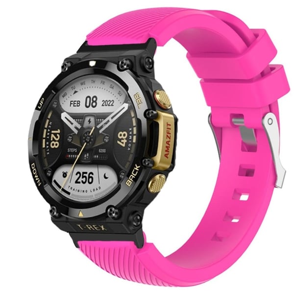 Amazfit T-Rex 2 twill design silikoni ranneke - Ruusu