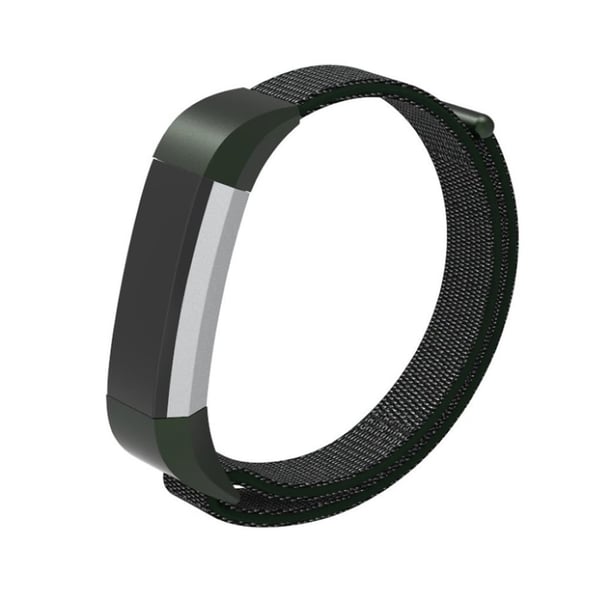Fitbit Ace Säädettävä Tarranauha Nailoni Vaihdettava kellon Ranneke - Tumman Vihreä Fitbit Ace Säädettävä Tarranauha Nailoni Vaihdettava kellon Ranneke - Tumman Vihreä