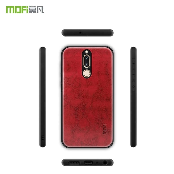 MOFI Huawei Mate 10 Lite hybridfodral i läder - Röd