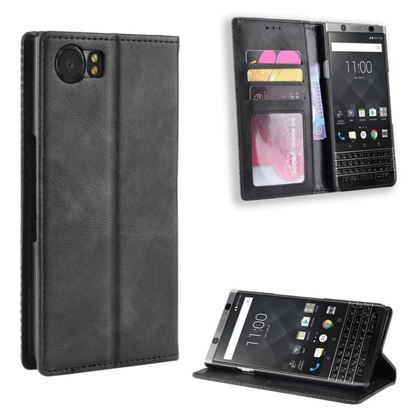 Bofink Vintage Blackberry Keyone læretui - Svart