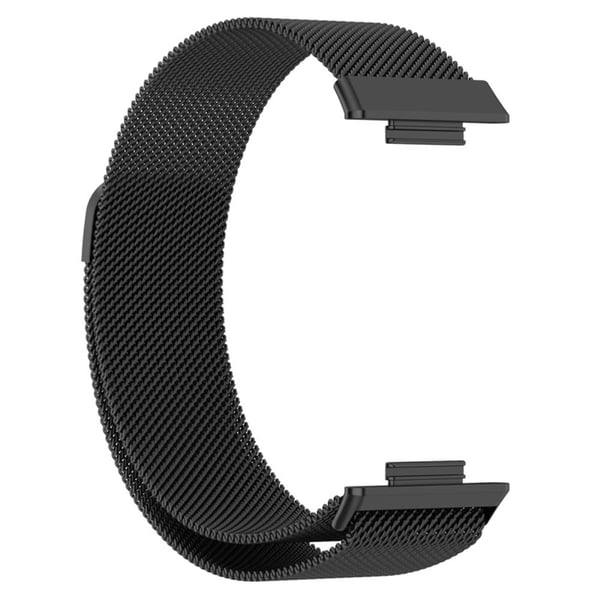 Huawei Watch Fit 2 milanesisk urrem i rustfrit stål - Sort