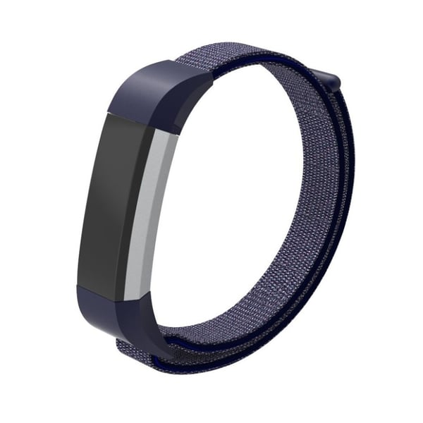 Fitbit Ace Säädettävä Tarranauha Nailoni Vaihdettava kellon Ranneke - Tumman sininen