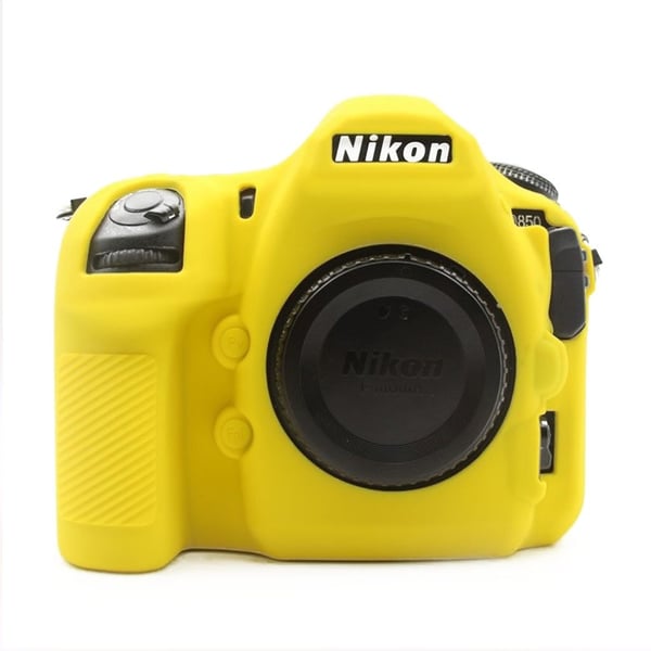 Nikon D850 Upea Joustava Ja Pehmeä Silikooni Kamera Suojakuori - Keltainen Nikon D850 Upea Joustava Ja Pehmeä Silikooni Kamera Suojakuori - Keltainen