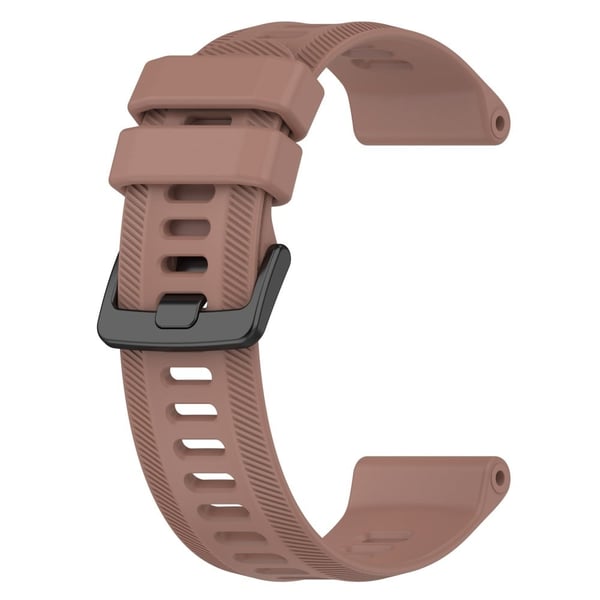 Silikoneurrem i twill-design til Garmin-ur - Kaffe