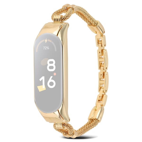 Xiaomi Mi Smart Band 4 / 3 kobber kjede stil klokkerem - Gull