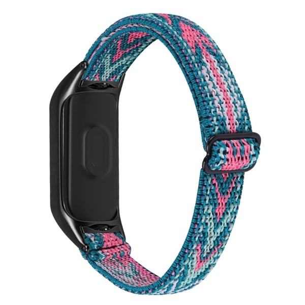 Xiaomi Mi Smart Band 6 / 5 elastisk nylonklokkerem - Grønn / Grønn