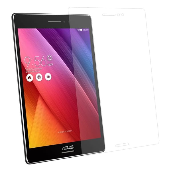 Asus ZenPad S 8.0 beskyttelsesfilm i hærdet glas med runde kanter - Transparent
