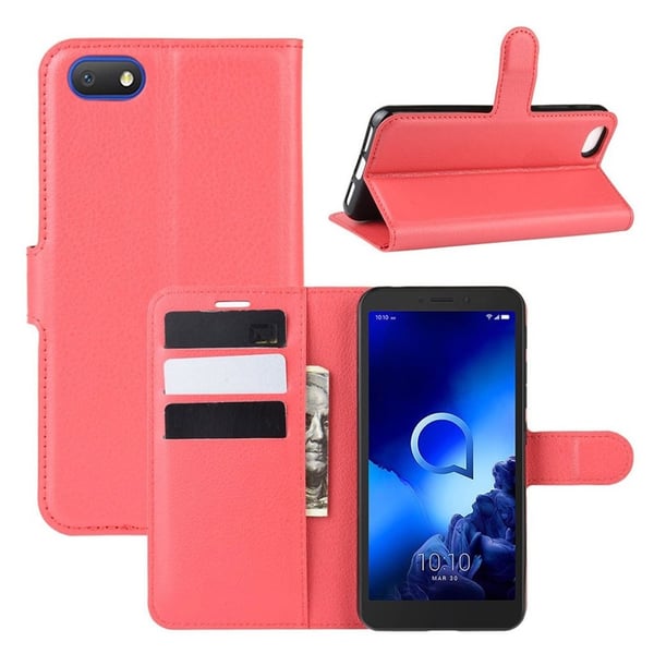 Classic Alcatel 1v (2019) flip kuoret - Punainen