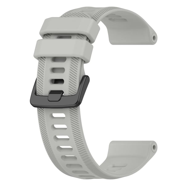 Silikoneurrem i twill-design til Garmin-ur - Grå