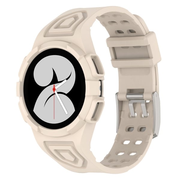 Samsung Galaxy Watch 4 (40 mm) integrert klokkerem og deksel - Elfenbenshvit