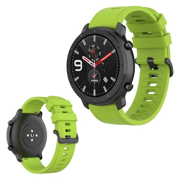 Amazfit GTR 47mm / Pace silikone Urrem - Lysegrøn Amazfit GTR 47mm / Pace silikone Urrem - Lysegrøn
