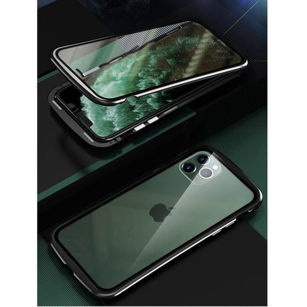 Luphie Wasp iPhone 11 Pro Alu-støtfanger + Glass - Svart
