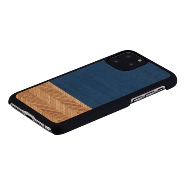 Man & Wood premium etui for iPhone 11 - Denim