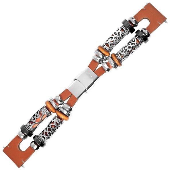 Amazfit GTR 42mm læder Læder Urrem - Lysebrun