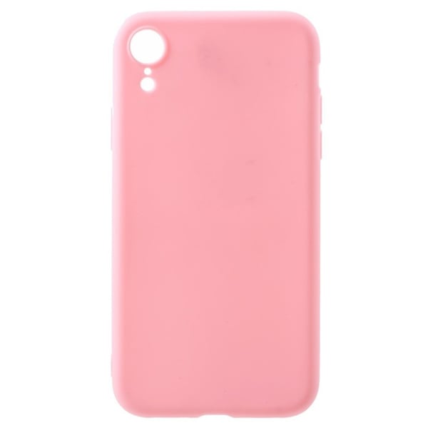 iPhone Xr beskyttelses deksel av myk TPU med matt overflate - rosa