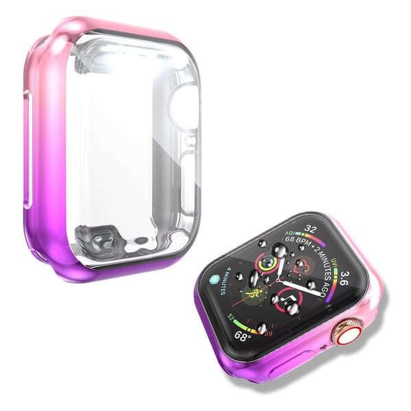 Apple Watch Series 3/2/1 42mm kul farge skjøteboks - Rosa / Lilla Apple Watch Series 3/2/1 42mm kul farge skjøteboks - Rosa / Lilla