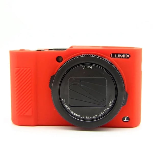 Silikondeksel til Panasonic Lumix DMC LX10 - Rød Silikondeksel til Panasonic Lumix DMC LX10 - Rød