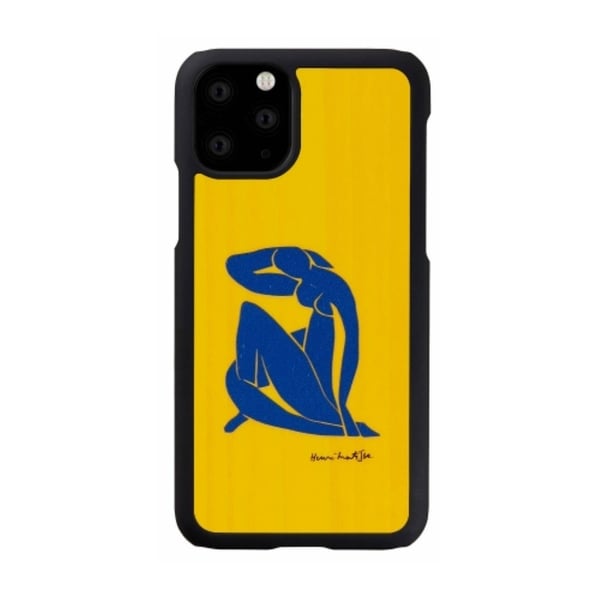 Man&Wood premium etui til iPhone 11 - Nu Bleu