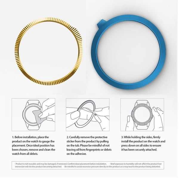 Garmin Fenix ​​6S / 6S Pro konkave rustfritt stål bezel - Gold