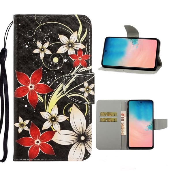 Wonderland Samsung Galaxy A71 flip etui - Flowers