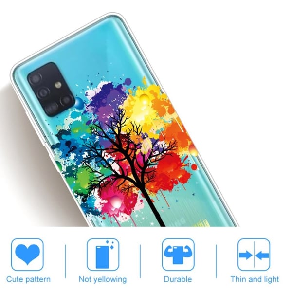 Deco Samsung Galaxy A71 skal - Färgat Träd