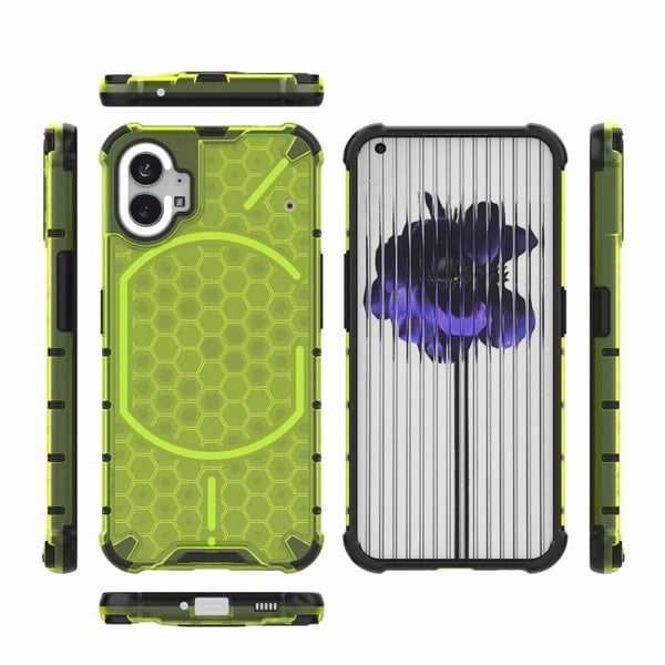 Bofink Honeycomb Nothing Phone (1) Etui - Grønn