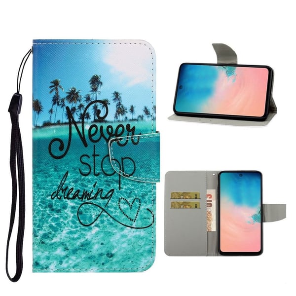 Wonderland Samsung Galaxy S20 Ultra flip etui - Never Stop Dreaming Wonderland Samsung Galaxy S20 Ultra flip etui - Never Stop Dreaming