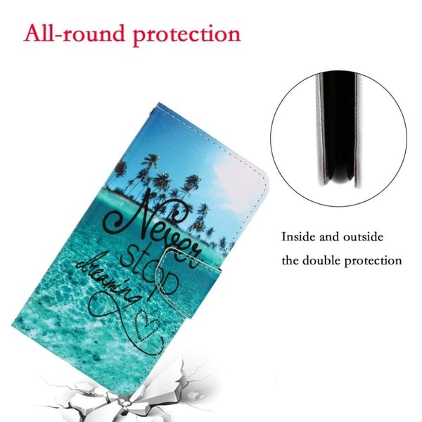 Wonderland Samsung Galaxy S20 flip etui - Never Stop Dreaming