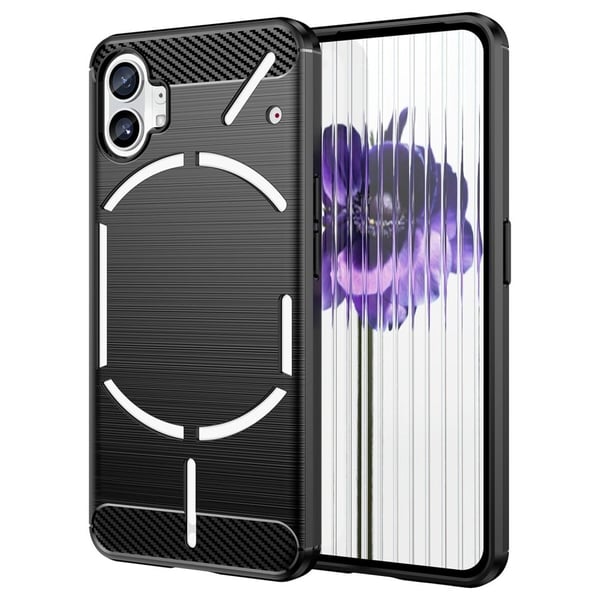 Carbon Flex Nothing Phone (1) kotelot - Musta