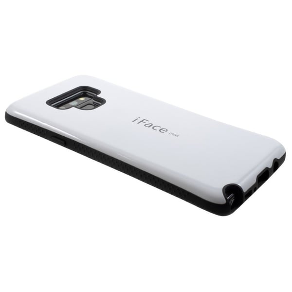 IFACE MALL Samsung Galaxy Note9 beskyttelsesetui i kombimaterialer - Hvid