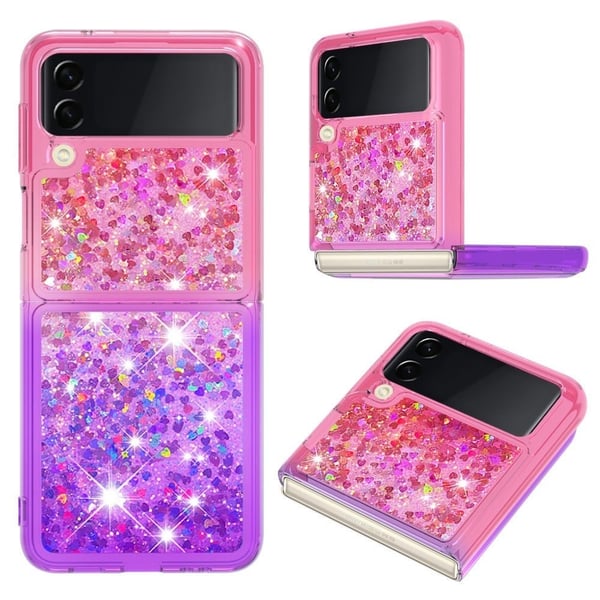 Princess Samsung Galaxy Z Flip4 Deksel - Rosa / Lilla